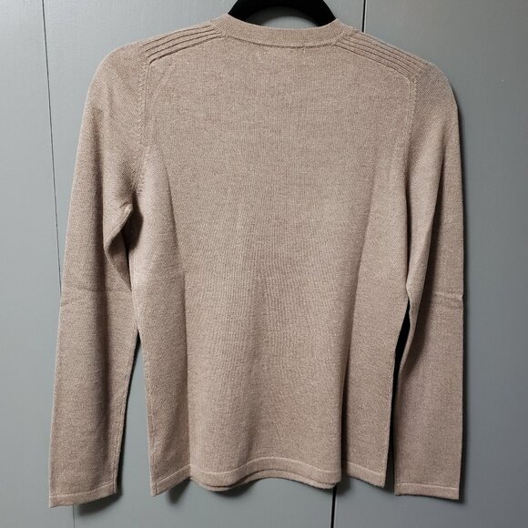 VTG Eddie Bauer 85% Silk Blend Henley Sweater - Picture 4 of 7